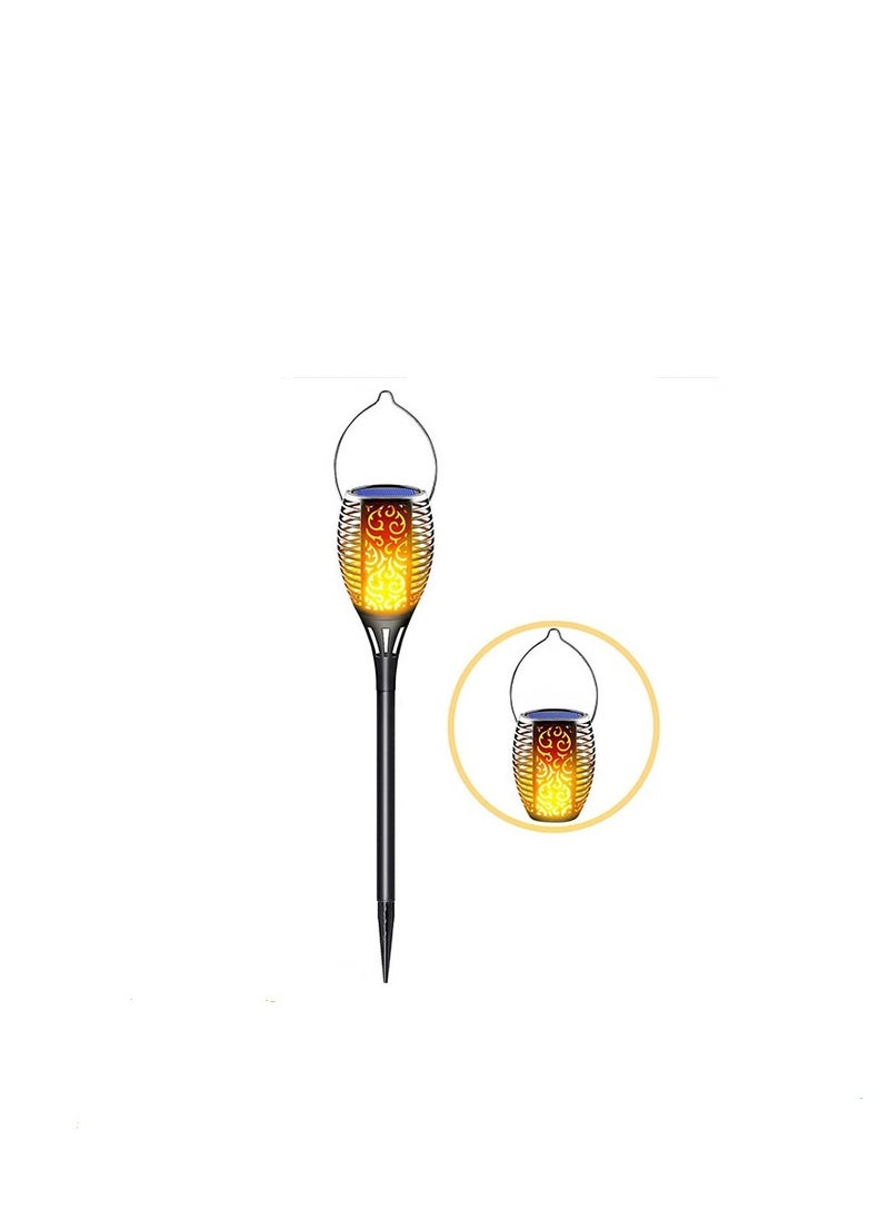 Y&D 2pcs  33LED Solar Outdoor Lights, Solar Torch Light With Flickering Flame For Garden Decor Waterproof Solar Powered Outdoor Lights  - Image 1