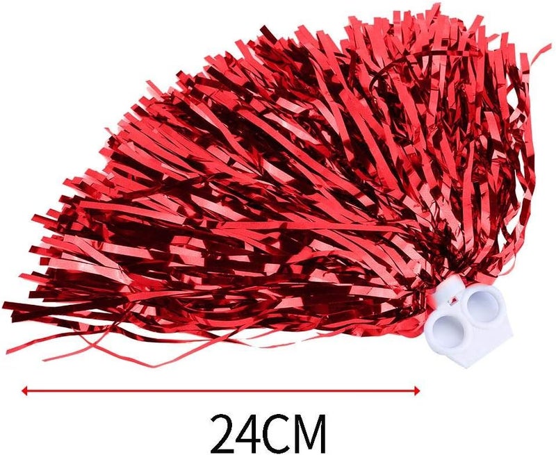 comfrt Cheerleading Poms, Lightweight Cheerleader Pom Poms for Night Cheer Sports Party Dance - Image 3