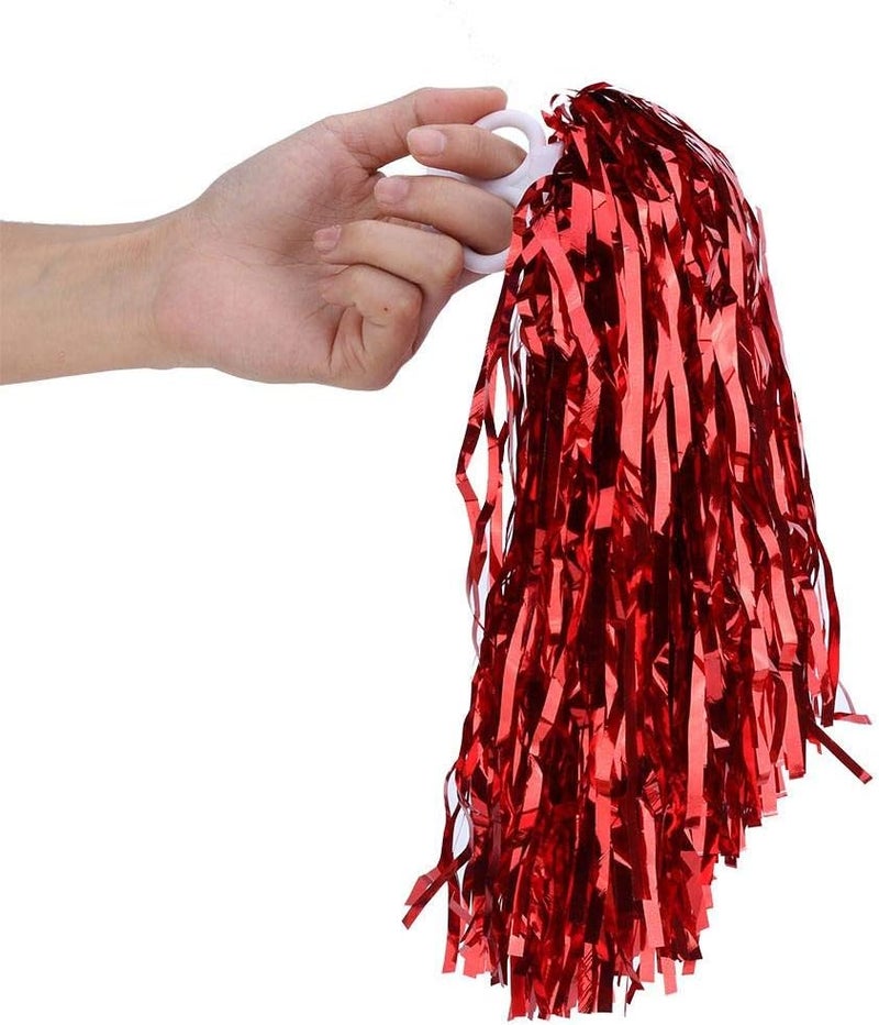 comfrt Cheerleading Poms, Lightweight Cheerleader Pom Poms for Night Cheer Sports Party Dance - Image 2