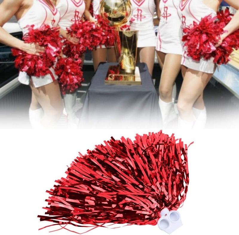 comfrt Cheerleading Poms, Lightweight Cheerleader Pom Poms for Night Cheer Sports Party Dance - Image 4