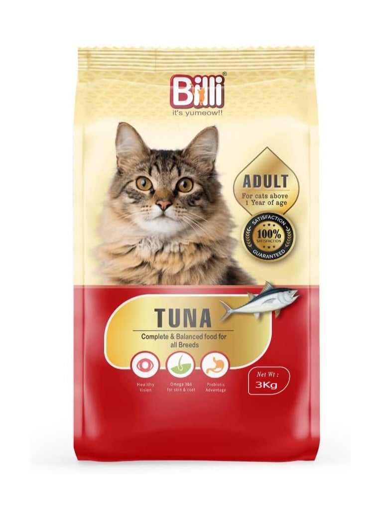 BILLI طعام قطط بالغين من سمك التونة الحقيقي - Image 1