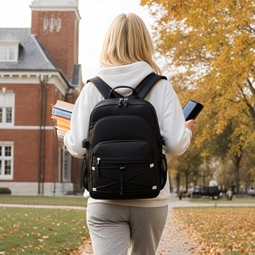 mygreen Stylish and Functional Teen Backpack The Perfect Companion for Every Adventure Black - Image 3
