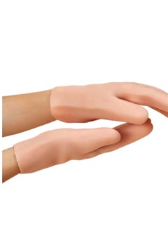 Generic Two piece Silicone Moisturizing and Massaging Hand Gloves  - Image 1