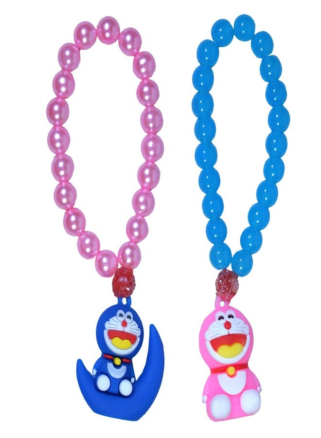 CLUZE Set of 2 Kids Favorite Doremon Cartoon Character Rakhi Bracelet for boys and girls - Image 1