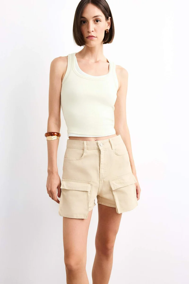 ديفاكتو Denim Shorts