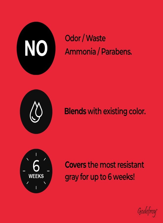Godefroy Professional Root Touch Up Hair Coloring Kit, Light Brown, 4 applications - Image 4