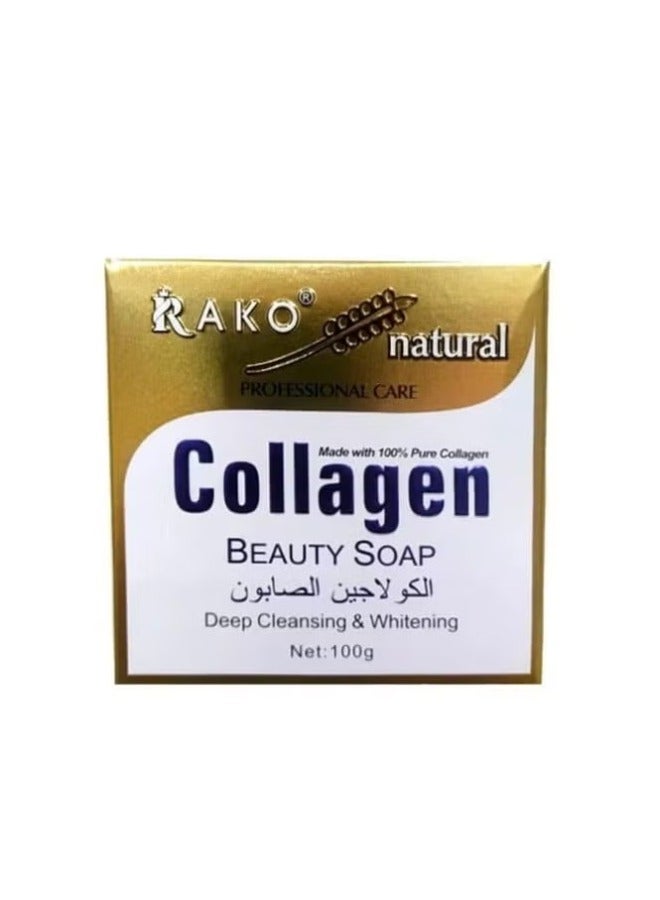 RAKO Deep Cleansing and Whitening Soap with Collagen 100 gm