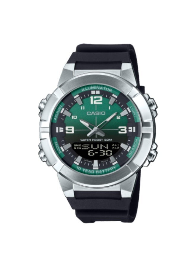 CASIO Analog-Digital Combination Men Watch AMW-870A-3AVDF