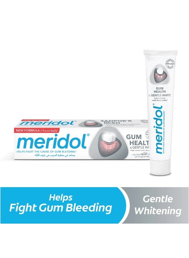 Meridol Gum Health & Gentle Whitening Toothpaste 75 ml - Image 1