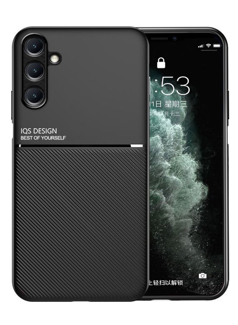 SanHu for Samsung Galaxy A16 4G/5G Case Back Cover with Magnetic and Protector Anti-Scratch Shockproof Phone Accessory,Black. - Image 1