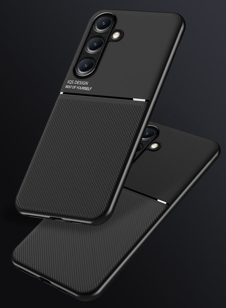 SanHu for Samsung Galaxy A16 4G/5G Case Back Cover with Magnetic and Protector Anti-Scratch Shockproof Phone Accessory,Black. - Image 2