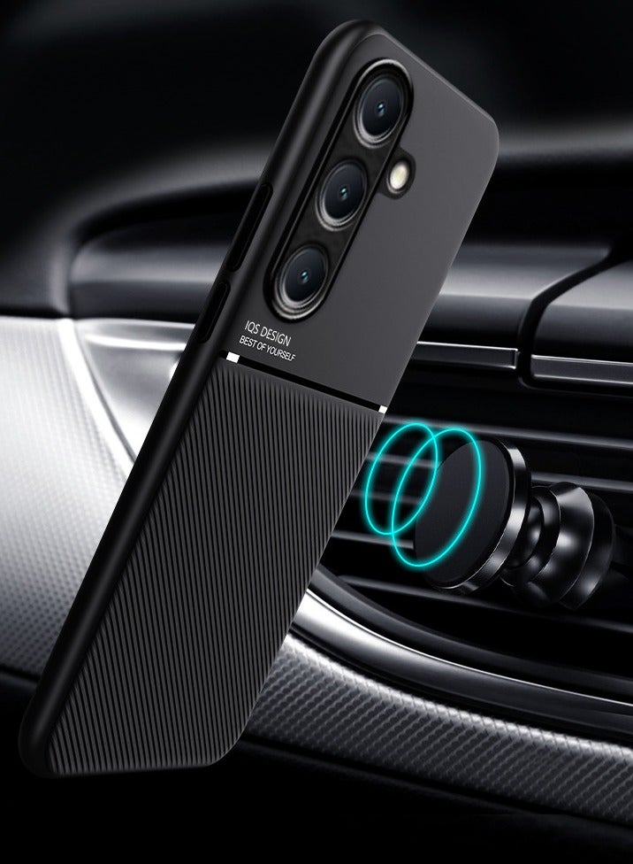 SanHu for Samsung Galaxy A16 4G/5G Case Back Cover with Magnetic and Protector Anti-Scratch Shockproof Phone Accessory,Black. - Image 3