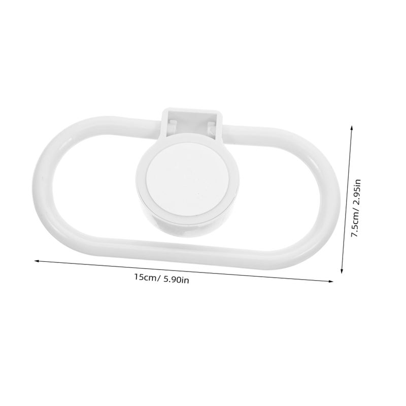 Self Adhesive Wall Mounted Towel Holder 3 Pack Space Saving Bathroom Kitchen Rack - Image 3