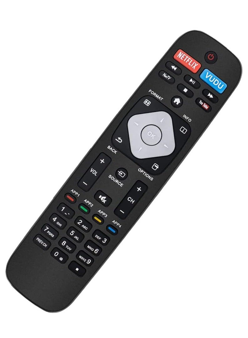 ELTRAZONE NH500UP Universal Remote Control Replacement for Philips Smart TVs – Compatible with Models 50PFL5903/F7, 55PFL5602/F7A, 55PFL5603/F7, 55PFL5703/F7, 55PFL5903/F7, 65PFL5602/F7C, 65PFL5703/F7, 65PFL5903/F7, 75PFL5603/F7 – Battery Included - Image 3