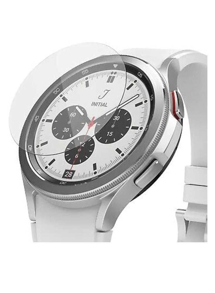transparent Tempered Glass Screen Protector  Screen Protector for Samsung Galaxy Watch 4 Classic 46mm - Image 1