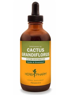HERB PHARM Cactus Grandiflorus Liquid Extract for Cardiovascular Circulatory Support - 4 Ounce  - Image 1