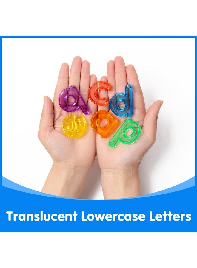 Odoorgames 78 Pcs Translucent Lowercase Letters - Learning Toy for Light Table Accessories and Manipulatives - Image 3