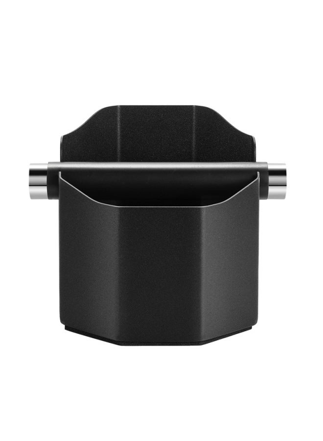 Stainless Steel Octagonal Powder Bucket Home Office Italian Coffee Powder Bucket Storage Bucket Handle Powder Box