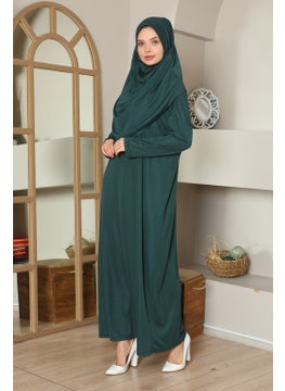 Medipek Easy-to-Wear One-Piece Prayer Dress Emerald Green  - Image 1