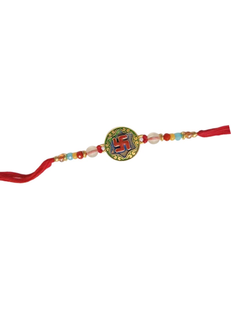 Madhoor Traditional Handcrafted Vibrant Color Swastik Design - Image 3
