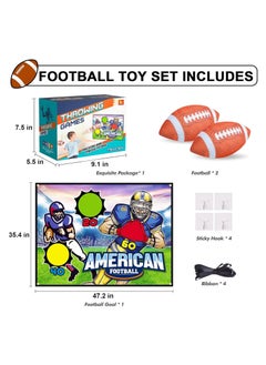 Kids Soccer Throwing Game, Football Throwing Target Toy with Velcro Goal, Soft Soccer Ball, Indoor and Outdoor Backyard Party Fun Game Sports Toy, Gift for Boys Girls and Family - pzsku/ZE3331D8C979860FC41FCZ/45/_/1733726498/d8125e58-da0c-47d9-8ca3-1d045628d6de