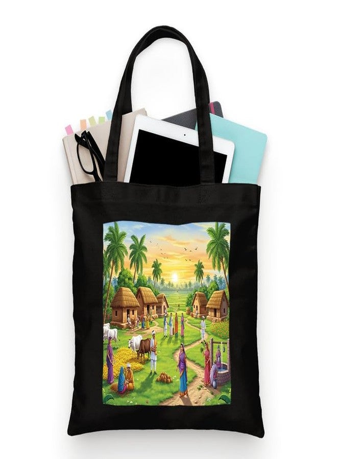 PrintingZone Eco-Friendly Canvas Tote Bag, Sustainable, Reusable Shopping, Beach, Travel or Everyday Tote, Wide Tote Bag(BTB-44)(BTB-44) - Image 1