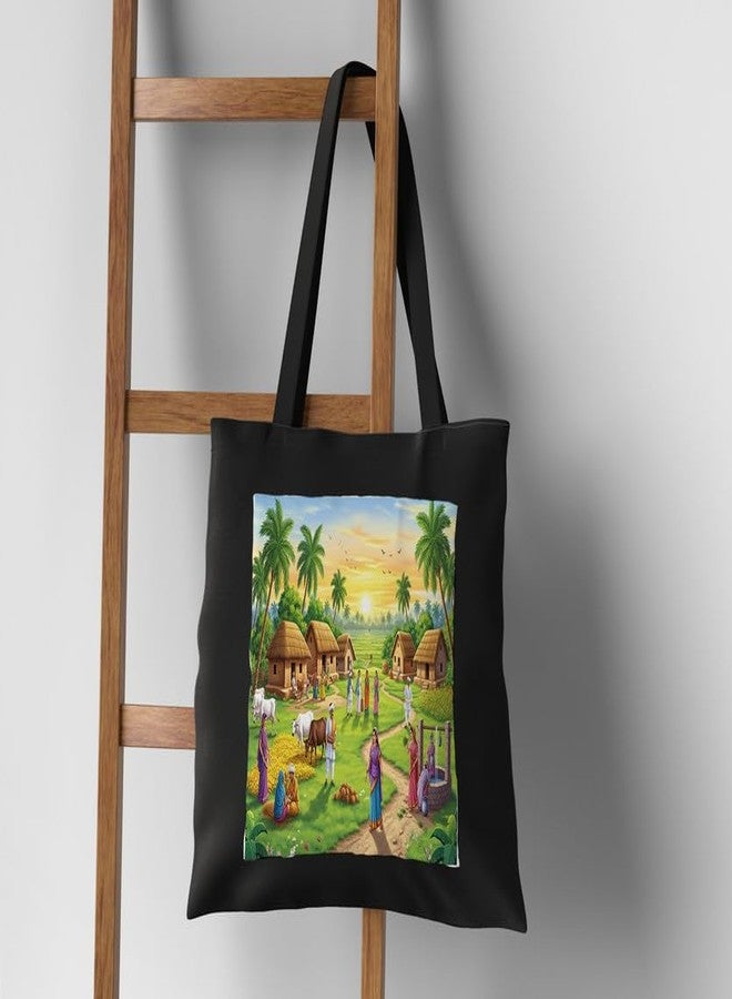 PrintingZone Eco-Friendly Canvas Tote Bag, Sustainable, Reusable Shopping, Beach, Travel or Everyday Tote, Wide Tote Bag(BTB-44)(BTB-44) - Image 4