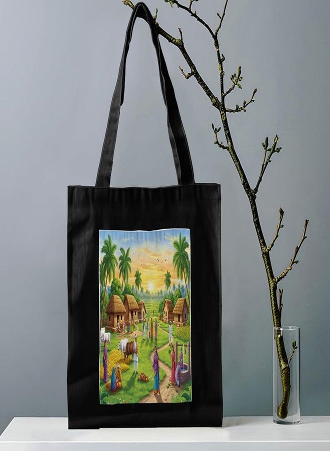 PrintingZone Eco-Friendly Canvas Tote Bag, Sustainable, Reusable Shopping, Beach, Travel or Everyday Tote, Wide Tote Bag(BTB-44)(BTB-44) - Image 2