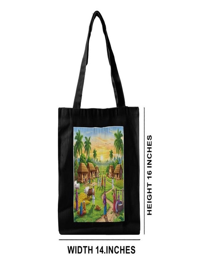 PrintingZone Eco-Friendly Canvas Tote Bag, Sustainable, Reusable Shopping, Beach, Travel or Everyday Tote, Wide Tote Bag(BTB-44)(BTB-44) - Image 5