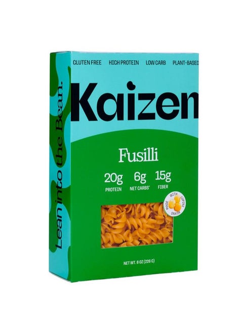 Kaizen Low Carb Pasta Fusilli - Gluten-Free, High Protein, Keto Friendly, Plant Based, Made with High Fiber Lupin Flour