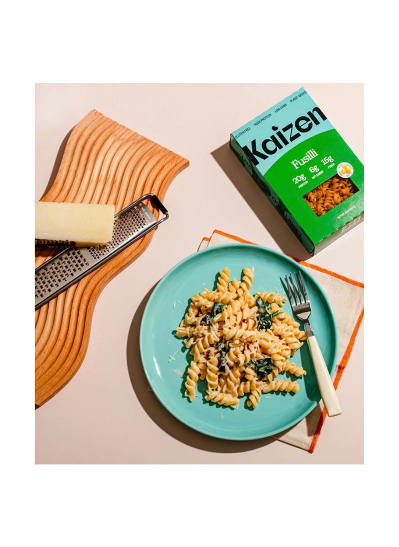 Kaizen Low Carb Pasta Fusilli - Gluten-Free, High Protein, Keto Friendly, Plant Based, Made with High Fiber Lupin Flour