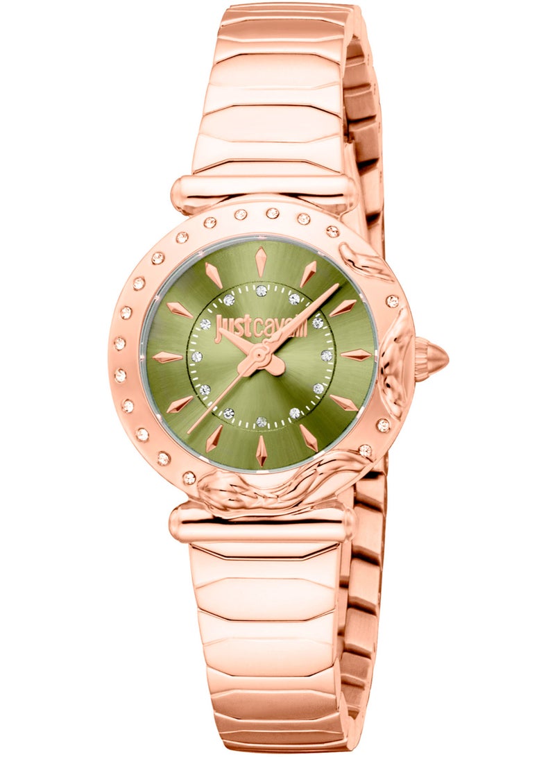 Just Cavalli Lady Stella Snake Jc1L363M0055 - Stainless Steel Female Quartz 3 Hands - Image 1
