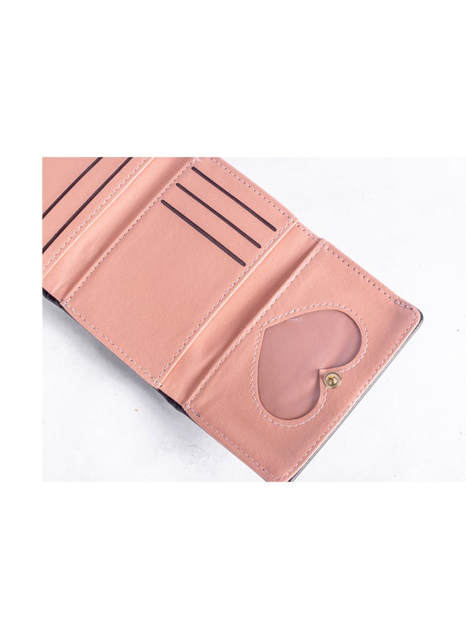 Leather Flip Wallet & Card Holder with 9 Pockets Green