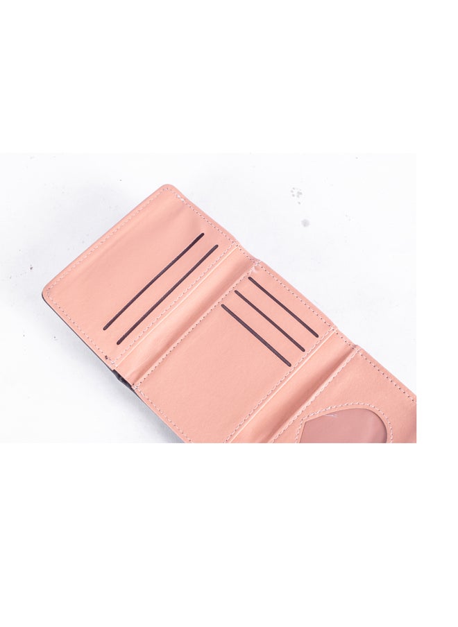 Leather Flip Wallet & Card Holder with 9 Pockets Green