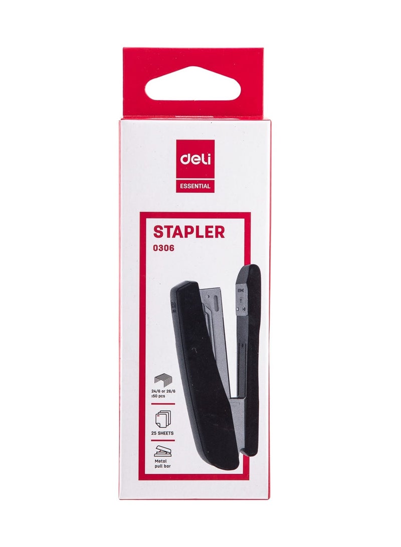 Deli دباسة مكتبية قطعة واحدة بسعة 25 ورقة بألوان متنوعة - Image 1