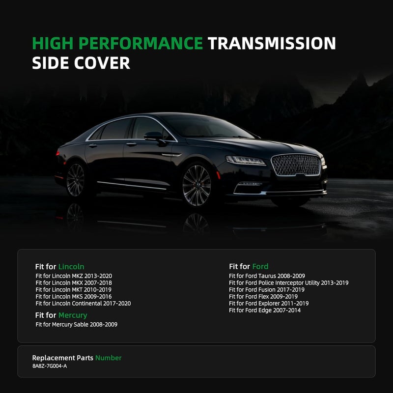 Riyhch 8A8Z-7G004-A Transmission Side Cover for Ford and Lincoln Models - Image 2