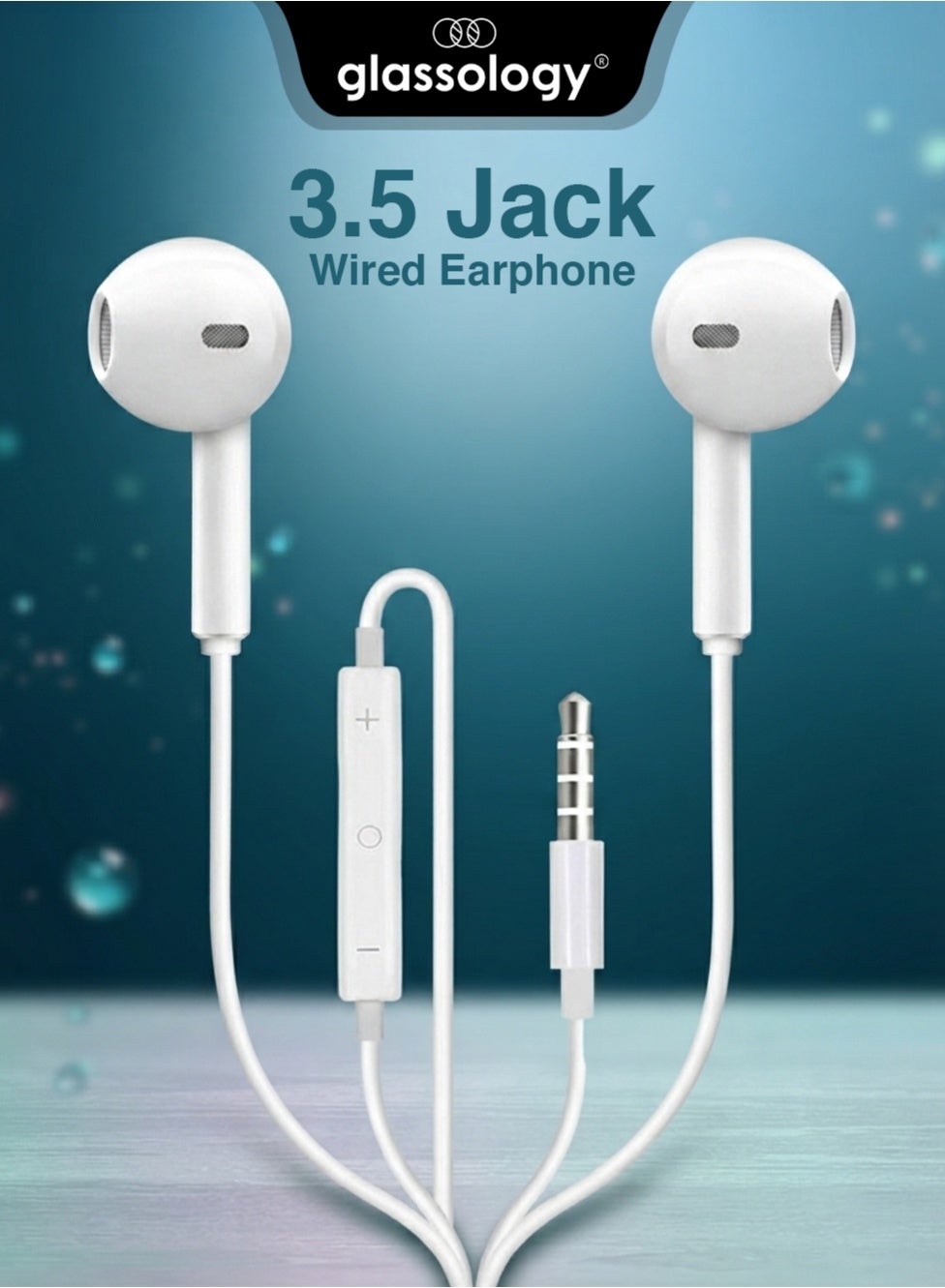 glassology Glassology In Ear Wired Earphones With 3 Jack And Mic 3.5 MM