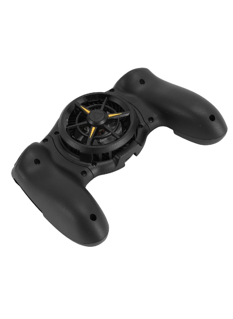 DIGI CORE - Mobile Phone Wireless Gamepad JK01S 2 IN 1 Game Controller L1 R1 Fire Button With Cooler Fan Radiator Wireless Gamepad For Android And iOS Devices With Rgb Light Phone Cooler Semiconductor Heatsink - Image 1