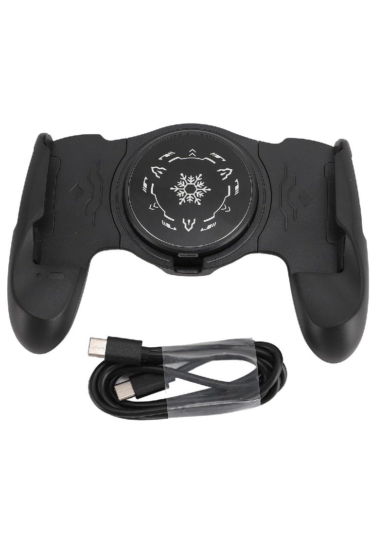 DIGI CORE - Mobile Phone Wireless Gamepad JK01S 2 IN 1 Game Controller L1 R1 Fire Button With Cooler Fan Radiator Wireless Gamepad For Android And iOS Devices With Rgb Light Phone Cooler Semiconductor Heatsink - Image 1