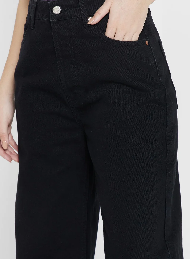 TOPSHOP High Waist Mom Jeans