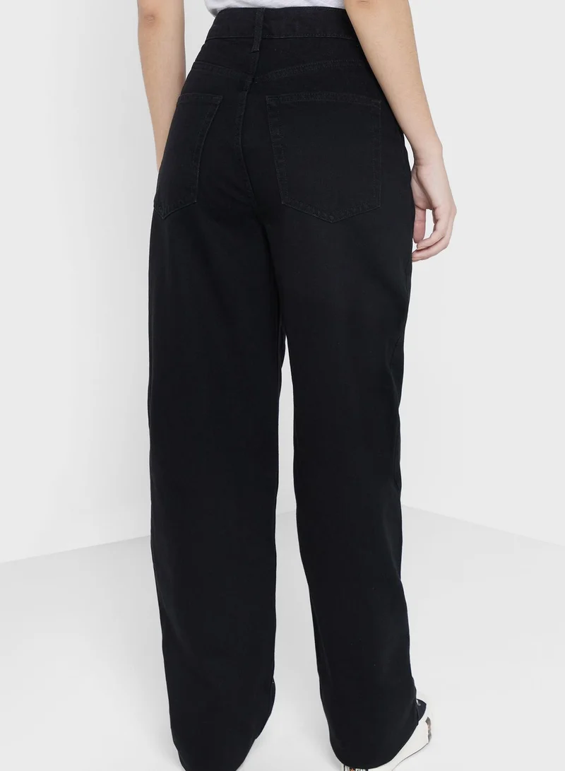 TOPSHOP High Waist Mom Jeans