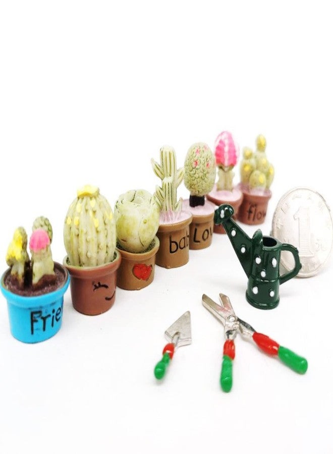 Cayway 16 PCS Mini Dollhouse Set - Garden Tools, DIY Miniature Fairy House Set - Image 4