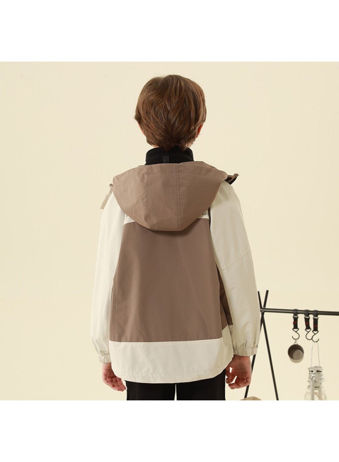 MQD Autumn And Winter Windproof And Cold-resistant Windbreaker With Hood, Unisex Jacket For Adults And Older Children, 3-in-1 Outdoor Workwear Coat - Image 4