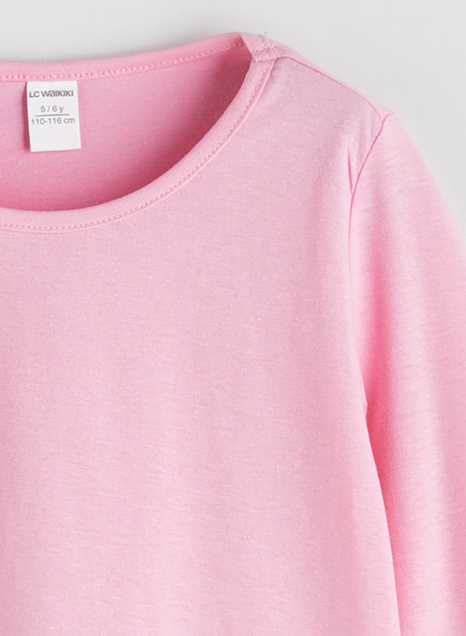 LC WAIKIKI Crew Neck Girls' T-Shirt - Image 4