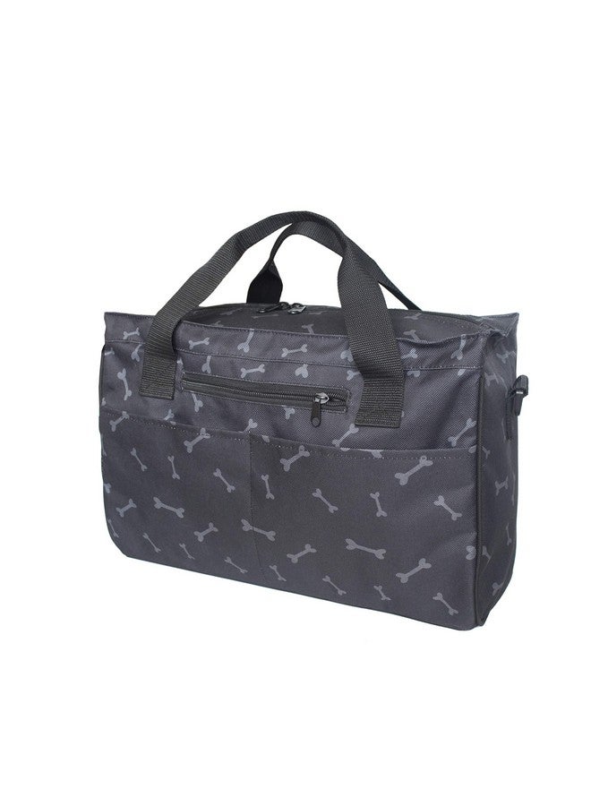 Mydays Dog Travel Bag, Pet Luggage Suitcase Weekend Tote Carrier With Collapsible Bowl, Pet Luggage Suitcase Weekend Tote Carrier With Collapsible Bowl (Black) - Image 5