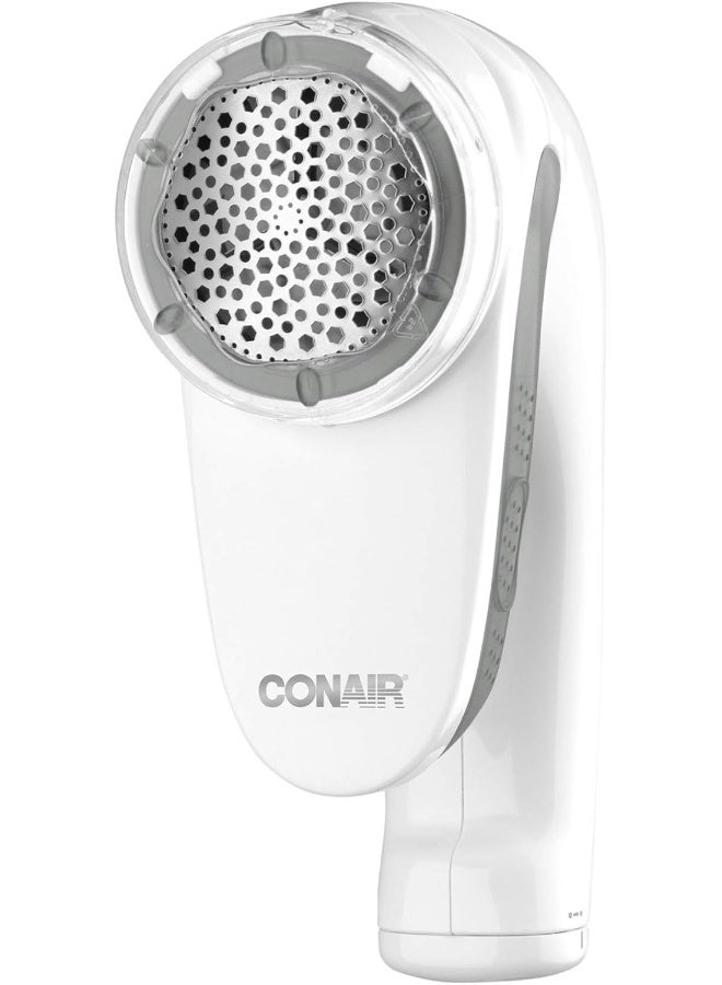 CONAIR Conair Fabric Shaver and Lint Remover, Rechargeable Portable Fabric Shaver, White  - Image 1