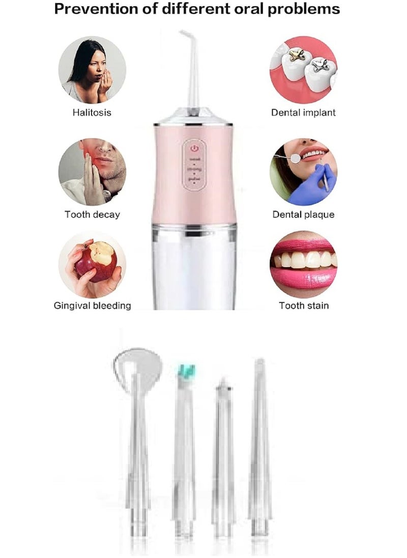 Generic For the beauty of your smile, water flosser, cordless water dental flosser for oral hygiene with 3 cleaning modes (multi-color)  - Image 5