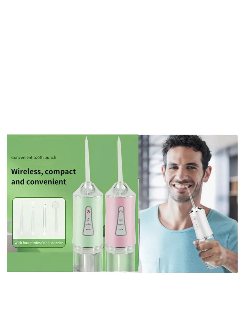 Generic For the beauty of your smile, water flosser, cordless water dental flosser for oral hygiene with 3 cleaning modes (multi-color)  - Image 2
