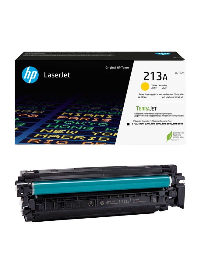 HP 213A yellow Original LaserJet Toner Cartridge, W2132A yellow - Image 2