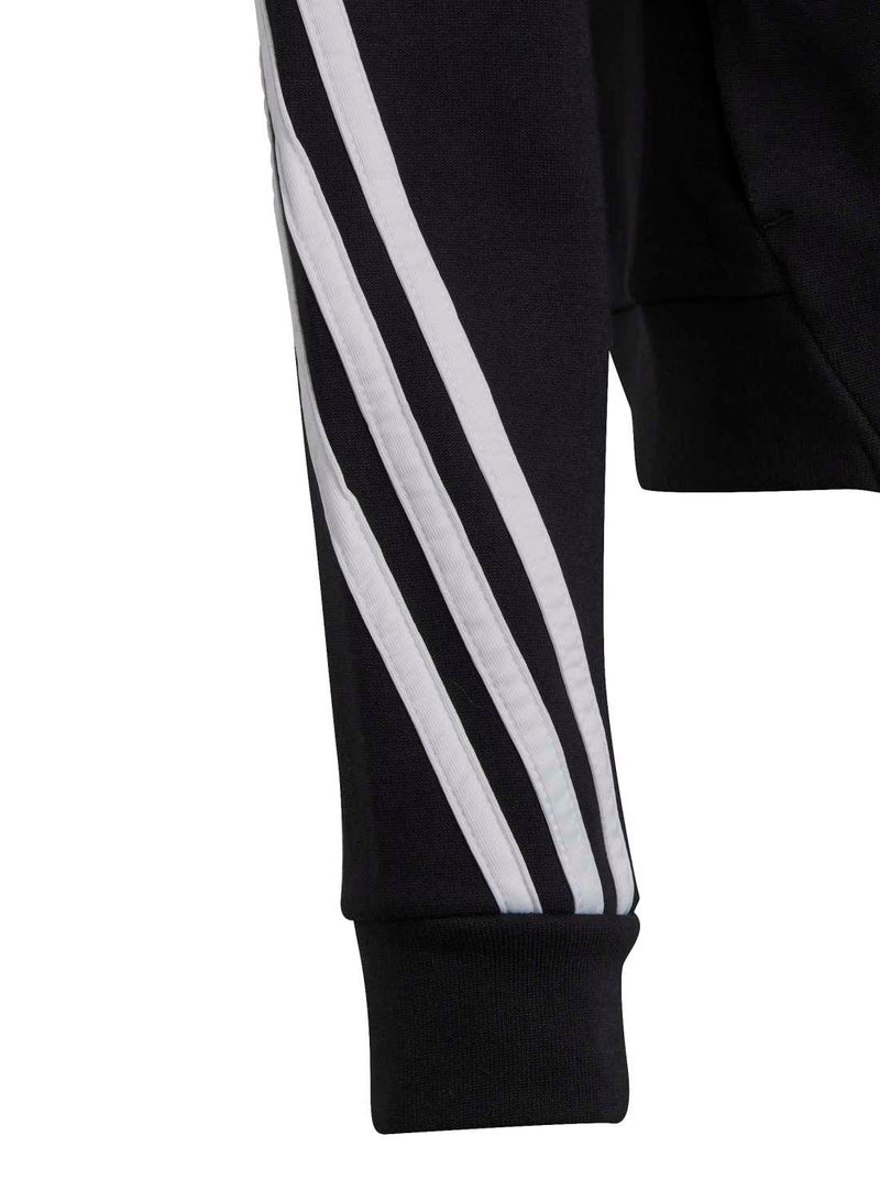 Adidas Junior Girls Future Icons 3 Stripes Cotton Fullzip Hoodie - Image 5